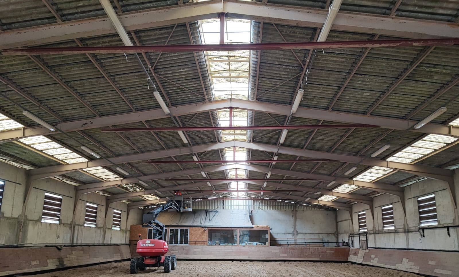 Renforcement structure centre équestre